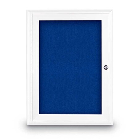 United Visual Products Sliding Door Indoor Enclosed Corkboard, 9 UV9029ACSH-BRONZE-APRICOT